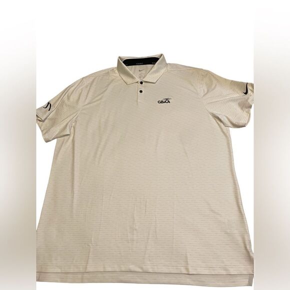 Men’s Nike Golf Polo Shirt GBAA Size XL / Beige - Picture 12 of 14